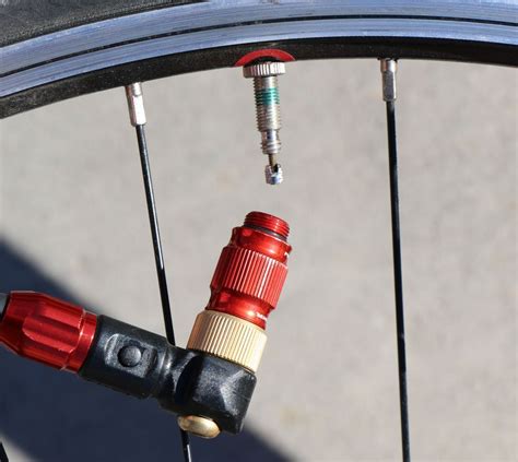 bicycle pump with screw holes|bicycle pump valve head.